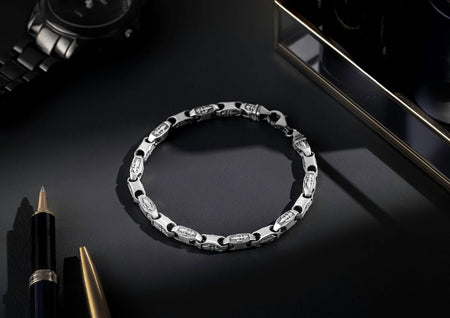 Knight's Crest Bracelet For Men By Orionz Jewels