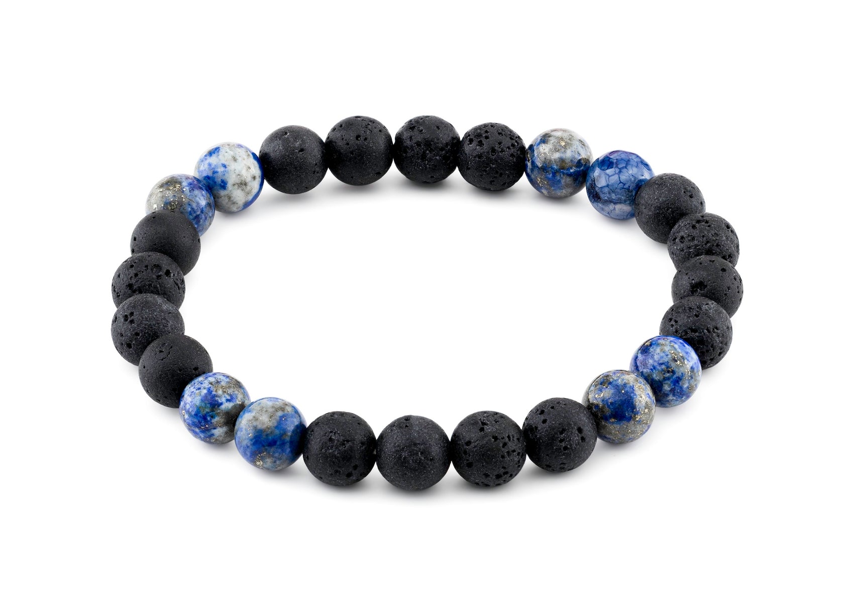 Lava Lapis Healing Bracelet