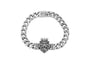 Lion King Oxidised Silver Bracelet For Men By Orionz Jewels