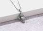 Lord Ganesh Face Pendant In Silver By Orionz Jewels