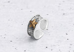 Lucky Star Oxidised Silver Ring For Men By Orionz Jewels