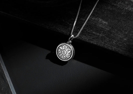 Mandala Harmony Rotating Pendant For Boys By Orionz Jewels