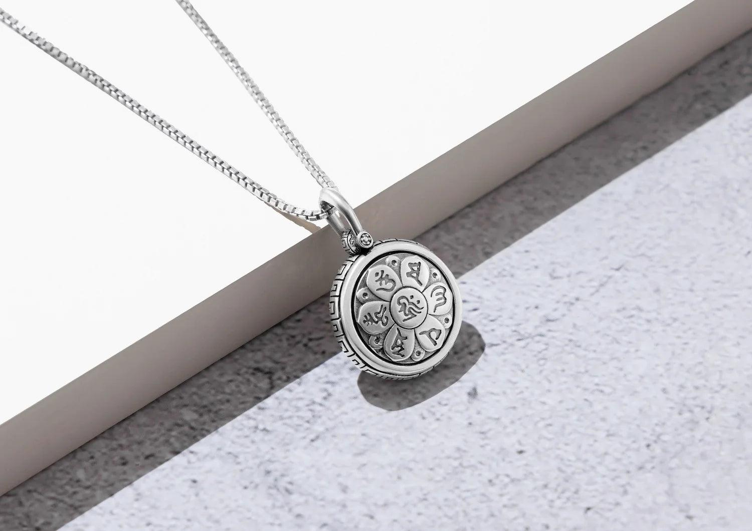 Mandala Harmony Rotating Pendant For Boys By Orionz Jewels