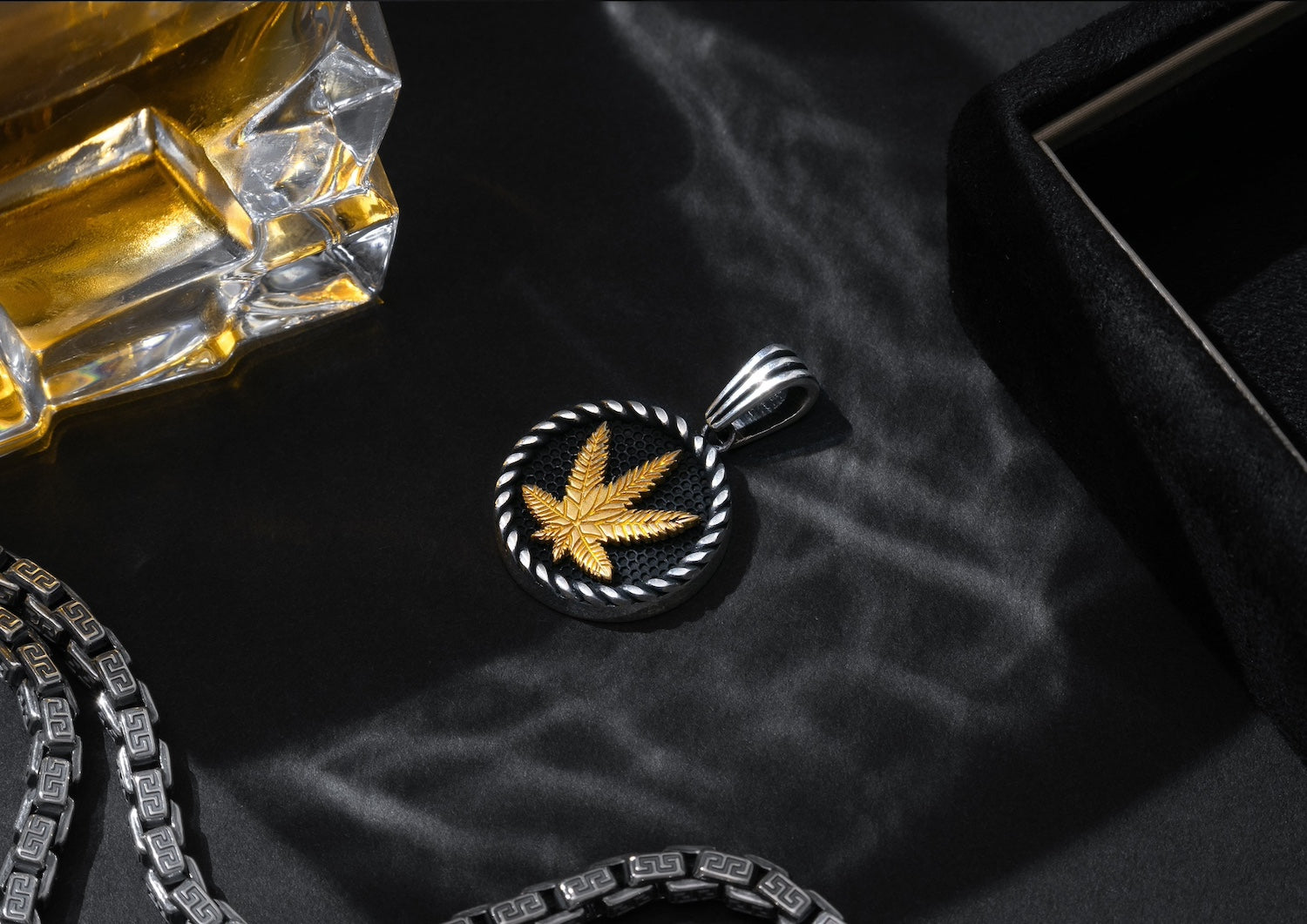 Mary Jane Cannabis Pendant By Orionz Jewels