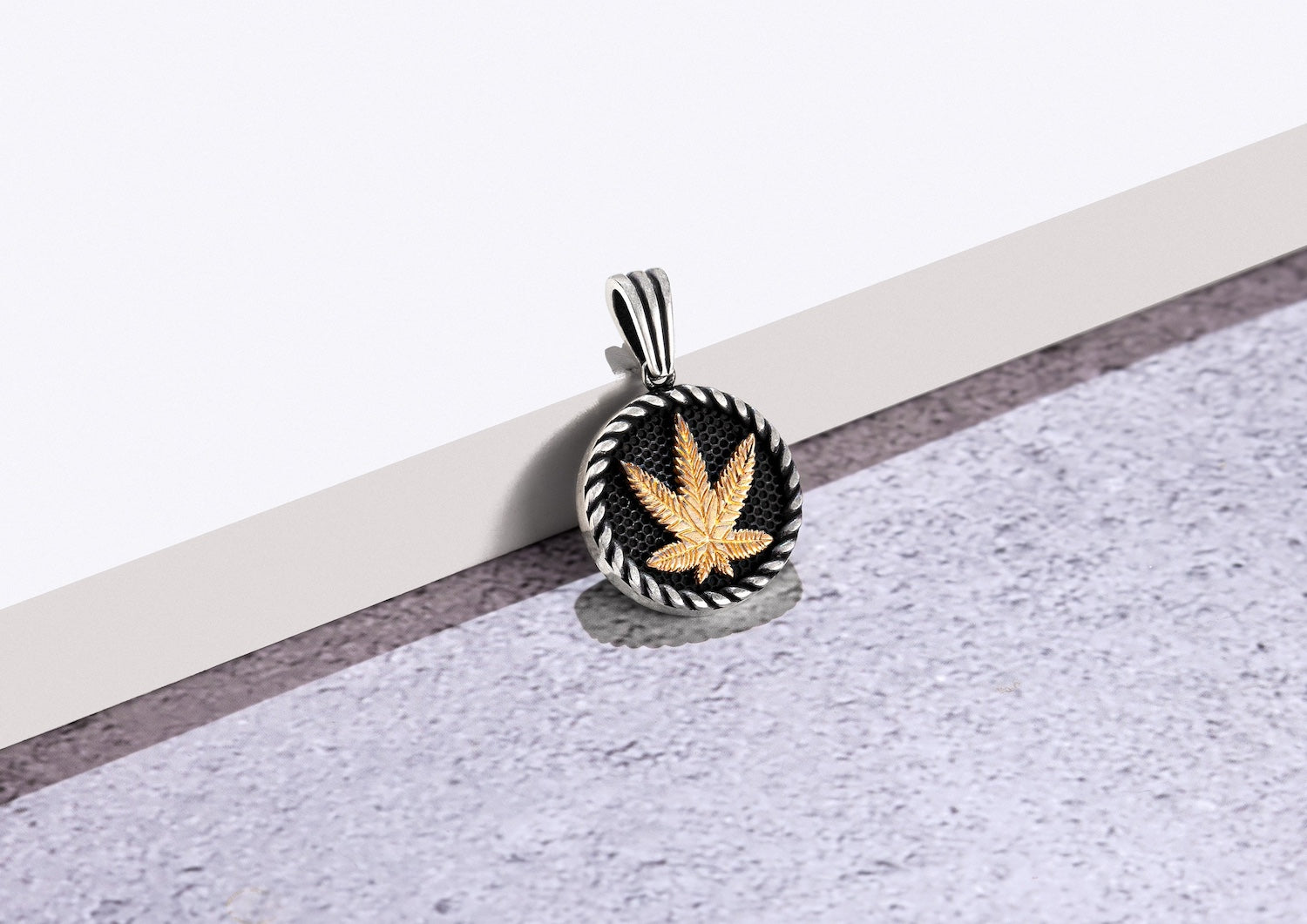 Mary Jane Cannabis Pendant By Orionz Jewels