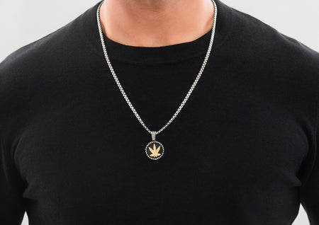 Mary Jane Cannabis Pendant By Orionz Jewels