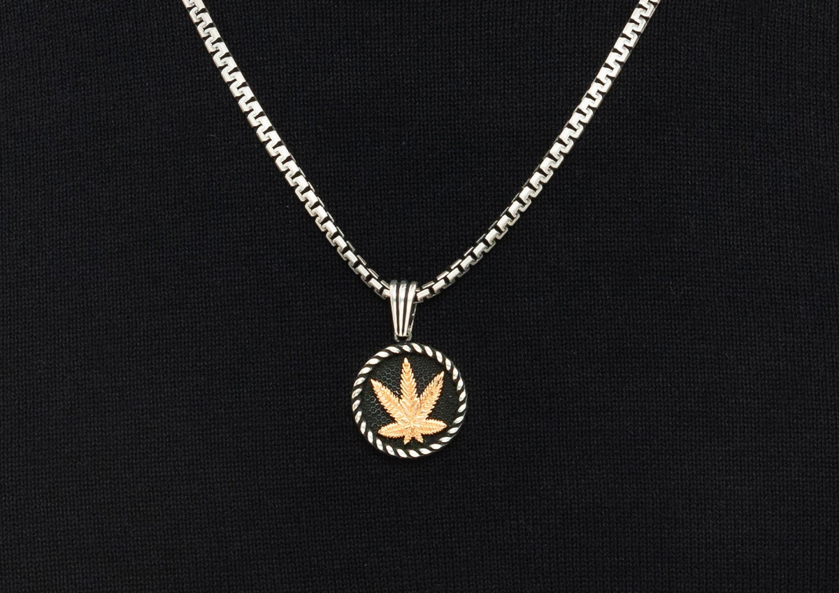 Mary Jane Cannabis Pendant By Orionz Jewels