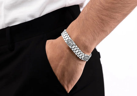Medusa Link Bracelet For Men By Orionz Jewels