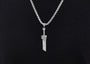 Narsil Sword Oxidised Pendant For Men In Silver By Orionz Jewels