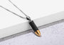 Obsidian Bullet Pendant For Men By Orionz Jewels