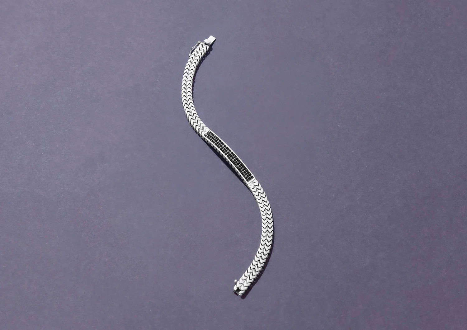 Obsidian Link Bracelet For Men By Orionz Jewels