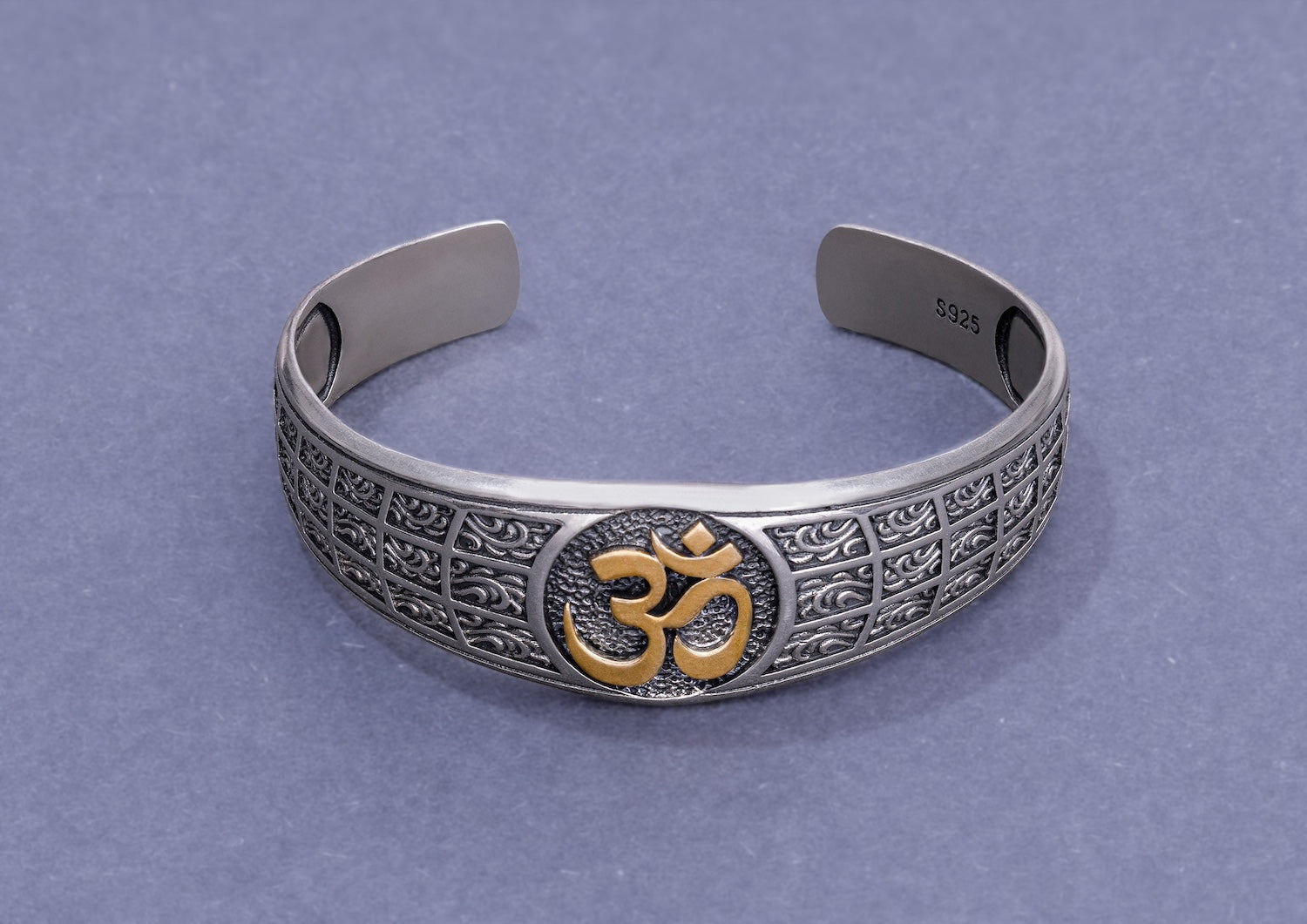 Om Wrist Cuff Kada For Men By Orionz Jewels