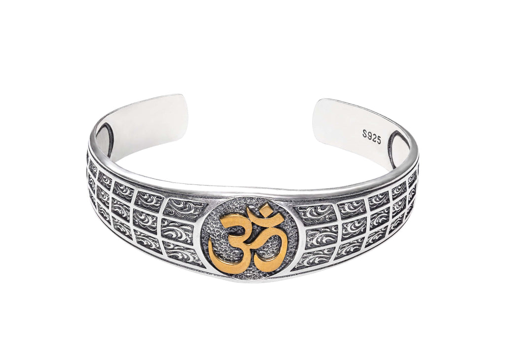 Om Wrist Cuff Kada For Men By Orionz Jewels