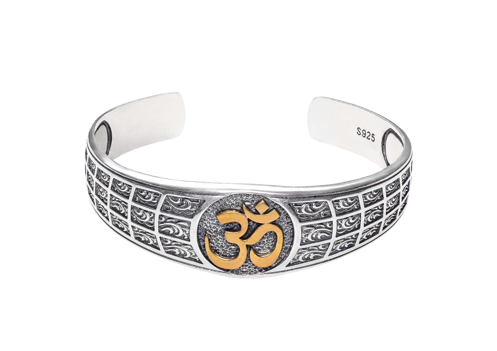 Om Wrist Cuff Kada For Men By Orionz Jewels