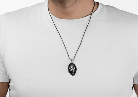 Oxidised King Kong Pendant By Orionz Jewels