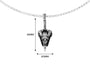 Ram's Head Warrior Silver Pendant And Locket For Men By Orionz Jewels
