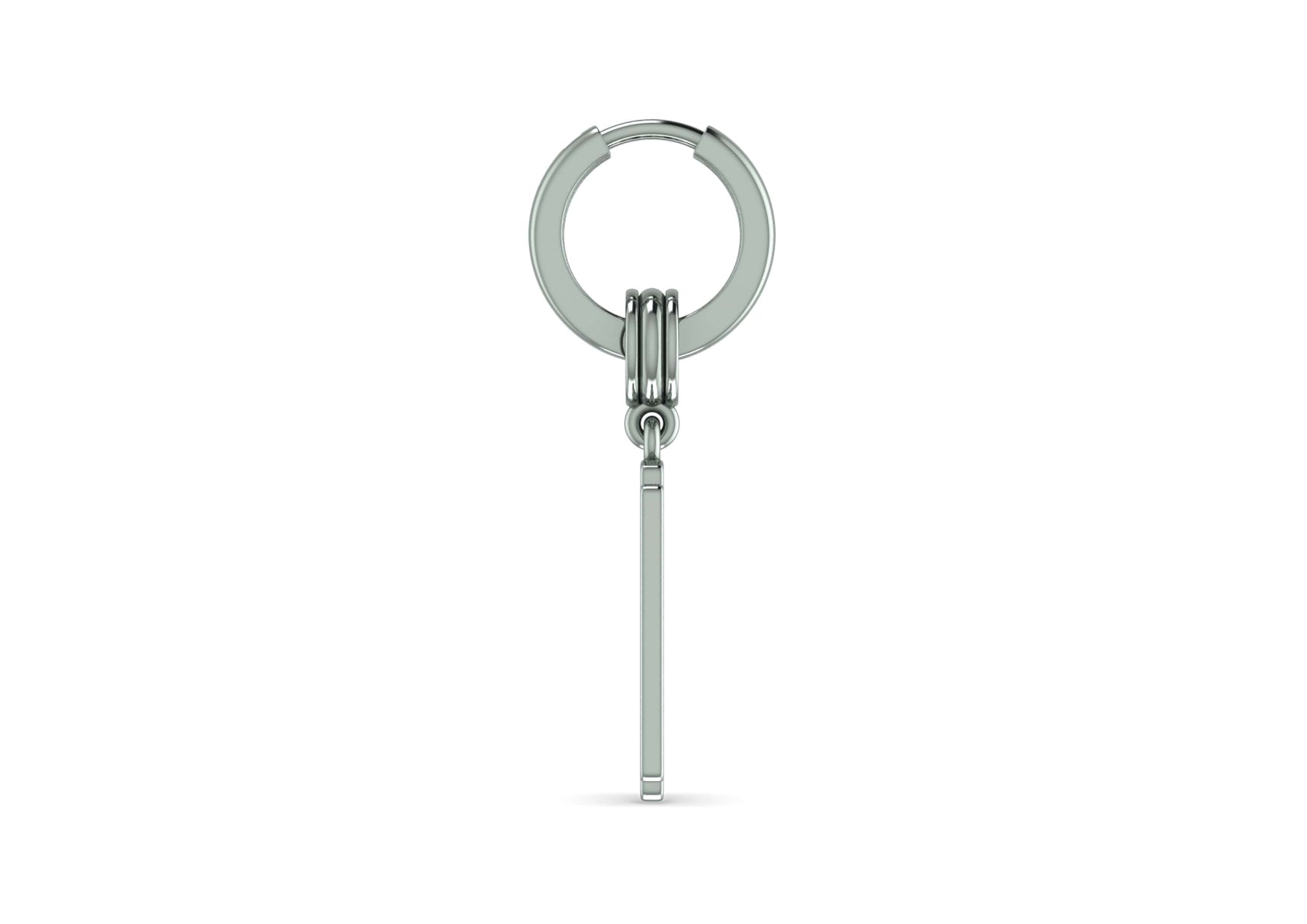 Razor Blade Drop Earring For Men By Orionz Jewels