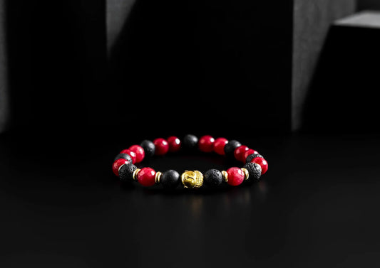 Red Jasper Lava Energy Bracelet