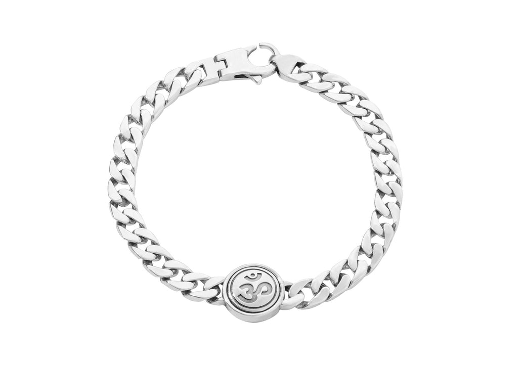 Revolving Luxe Om Bracelet For Gents By Orionz Jewels