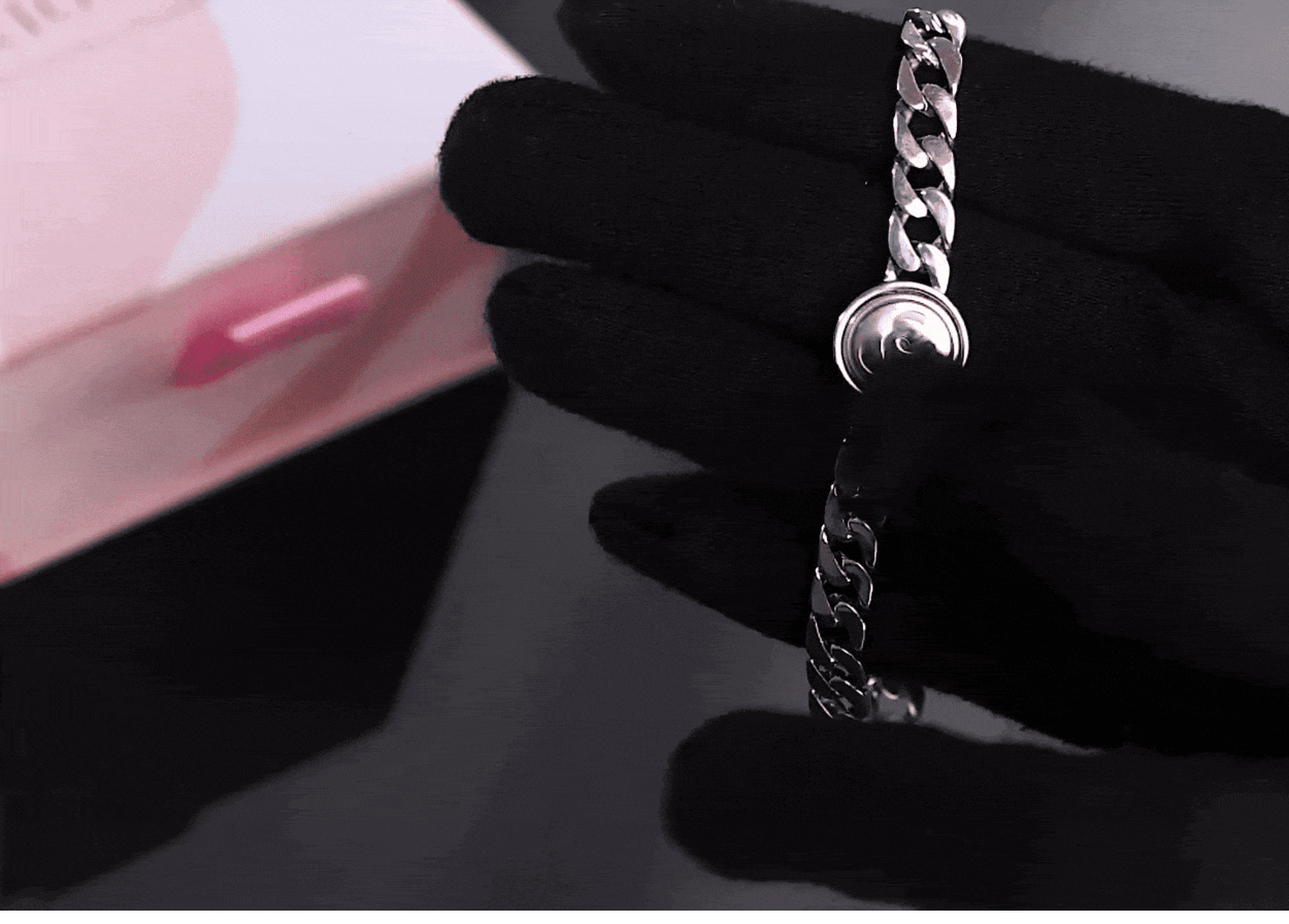 Revolving Luxe Om Bracelet For Gents By Orionz Jewels