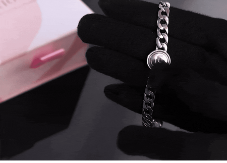 Revolving Luxe Om Bracelet For Gents By Orionz Jewels
