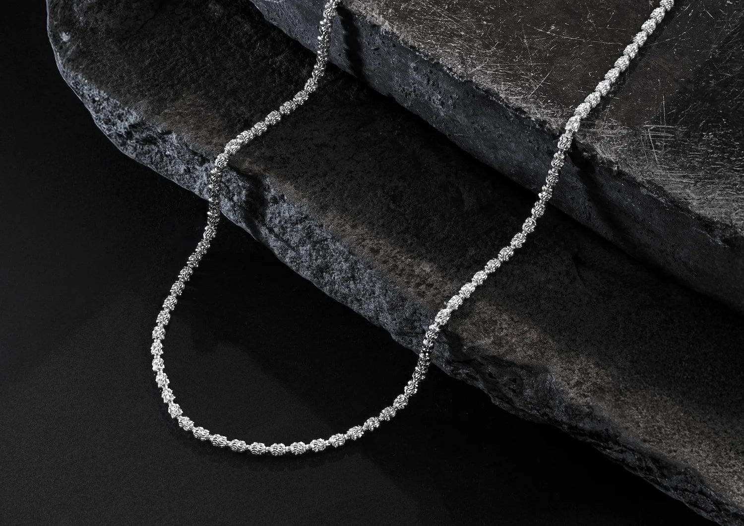 Ripple Silver Chain For Men By Orionz Jewels