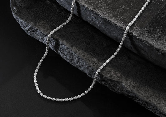 Ripple Silver Chain For Men By Orionz Jewels