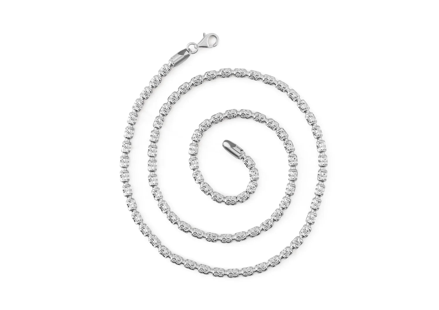 Ripple Silver Chain For Men By Orionz Jewels