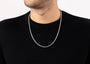 Ripple Silver Chain For Men By Orionz Jewels