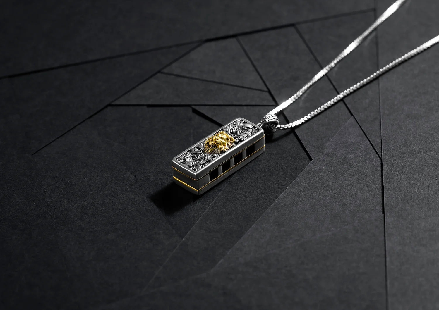 Roar Tone Mouth Organ Pendant For Boys By Orionz Jewels