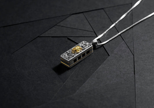 Roar Tone Mouth Organ Pendant For Boys By Orionz Jewels