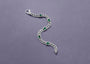 Royal Crest Bracelet For Men In Green Stone