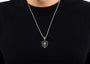 Royal Guardian Lion Shield Pendant And Locket For Men By Orionz Jewels