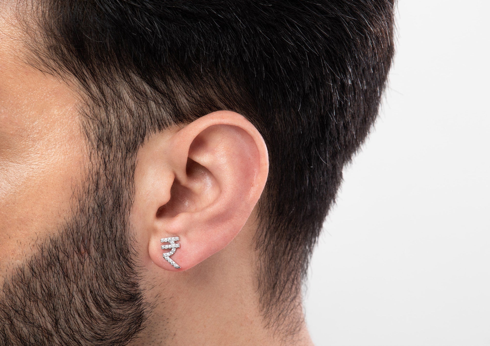 Stud for hot sale ear men