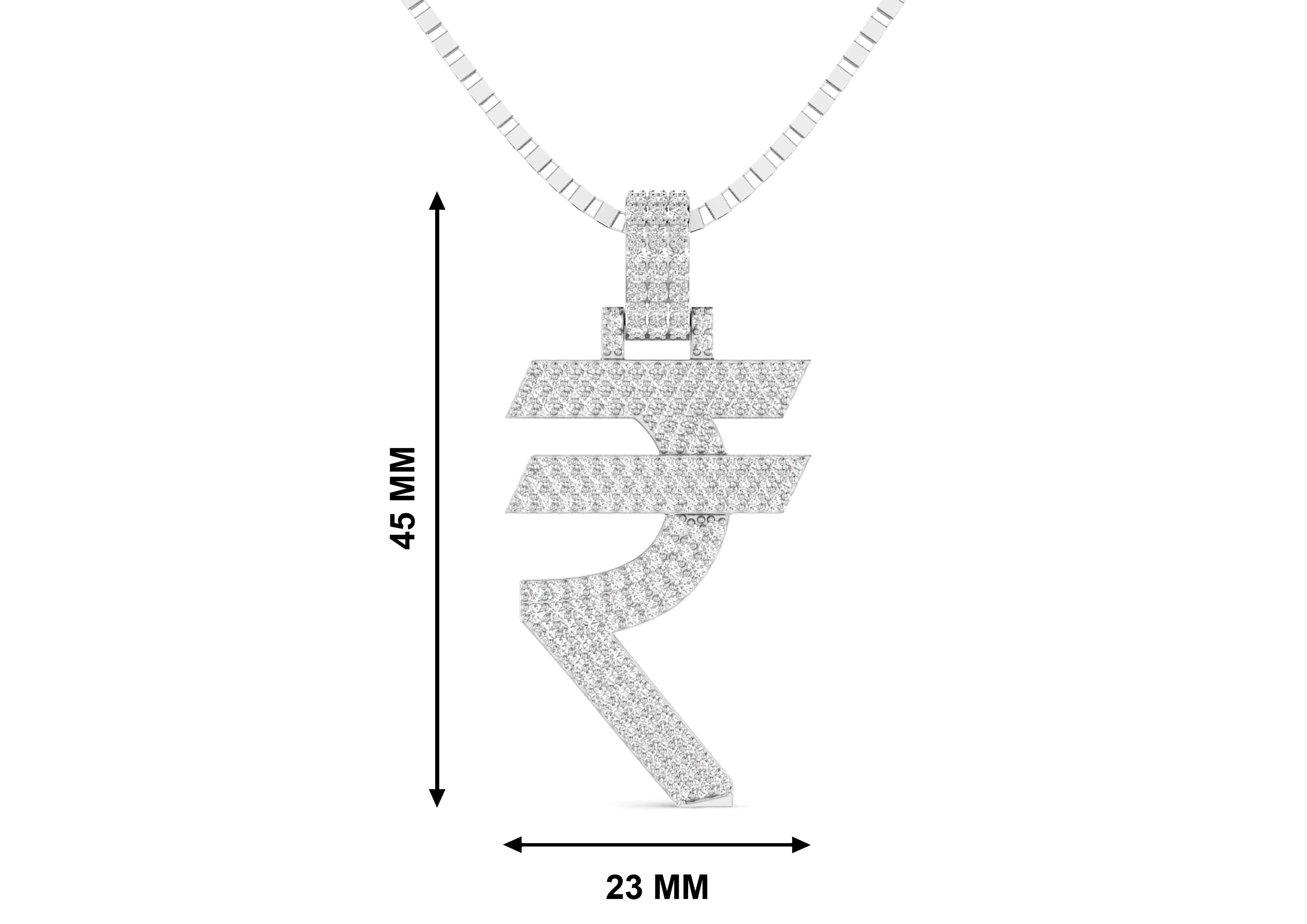 Rupee Bling Pendant | MC Stan Rupees Chain