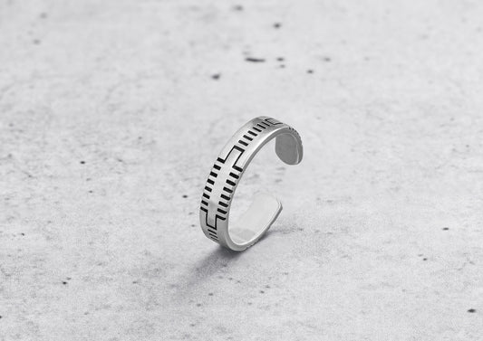 Silver Matrix Ring
