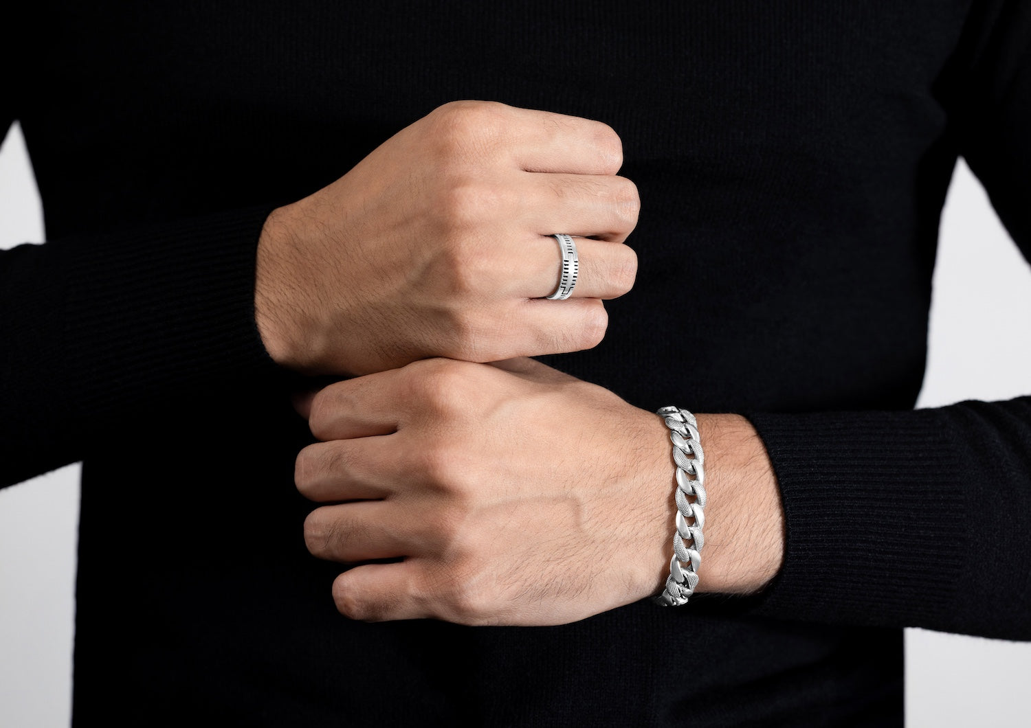 Silver Matrix Ring