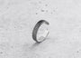 Silver Striped Bold Ring