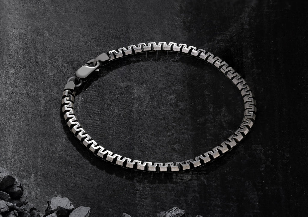 Sleek Ripple Bracelet  For Men By Orionz Jewels
