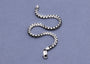 Sleek Ripple Unisex Silver Bracelet By Orionz Jewels