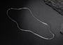 Sleek Ripple Silver Box Chain For Men By Orionz Jewels