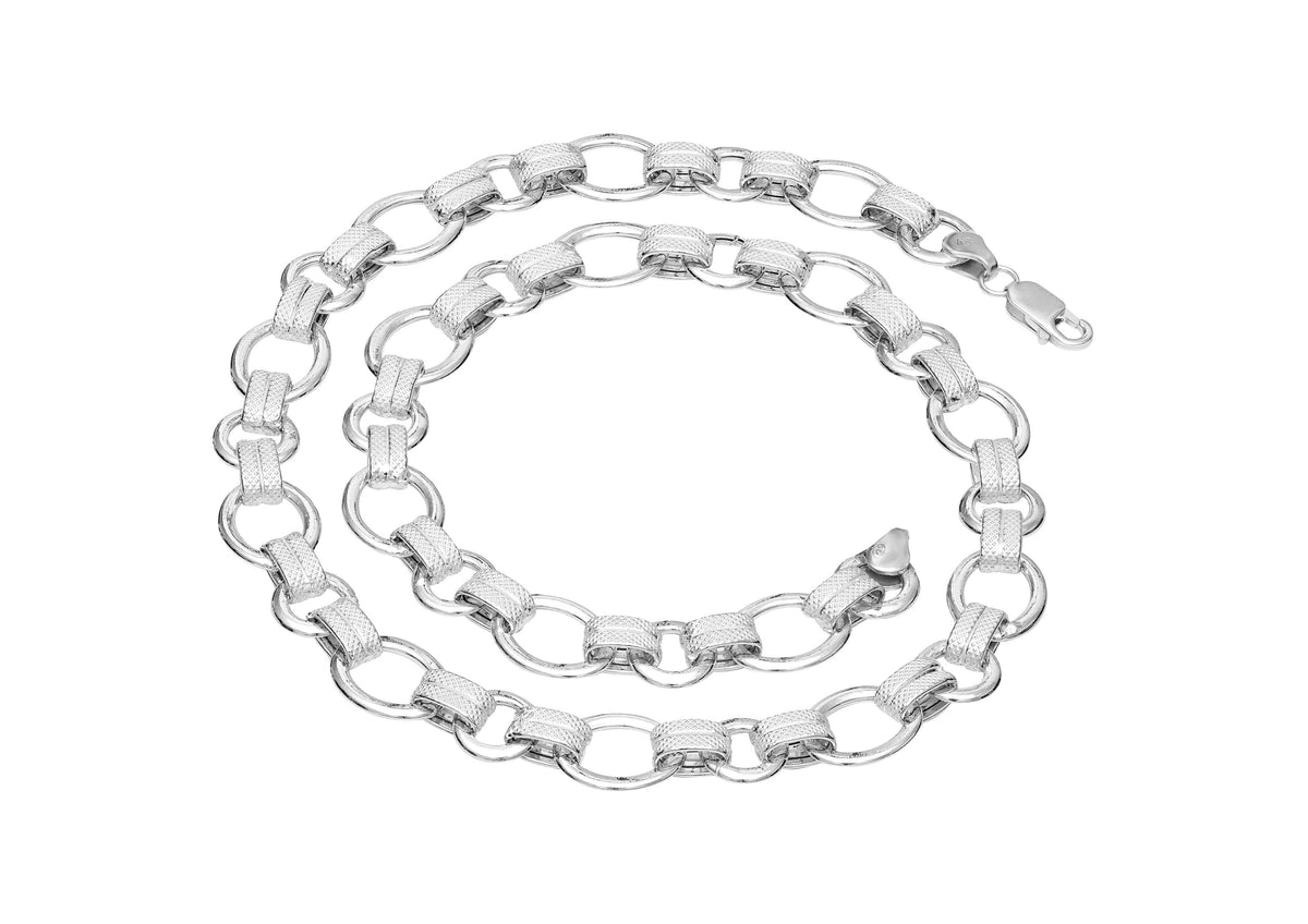 Solid Weave Cable Link Chain For Men By Orionz Jewels