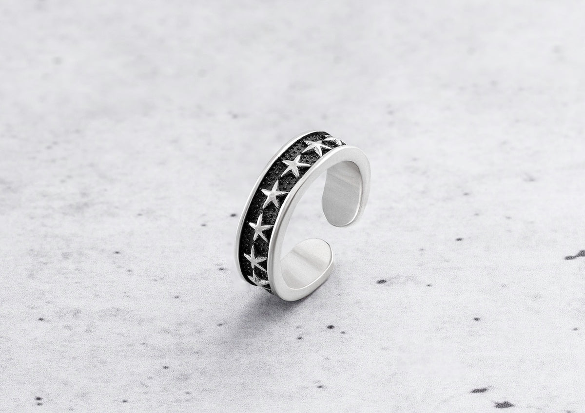 Stardust Rebel Ring For Men By Orionz Jewels