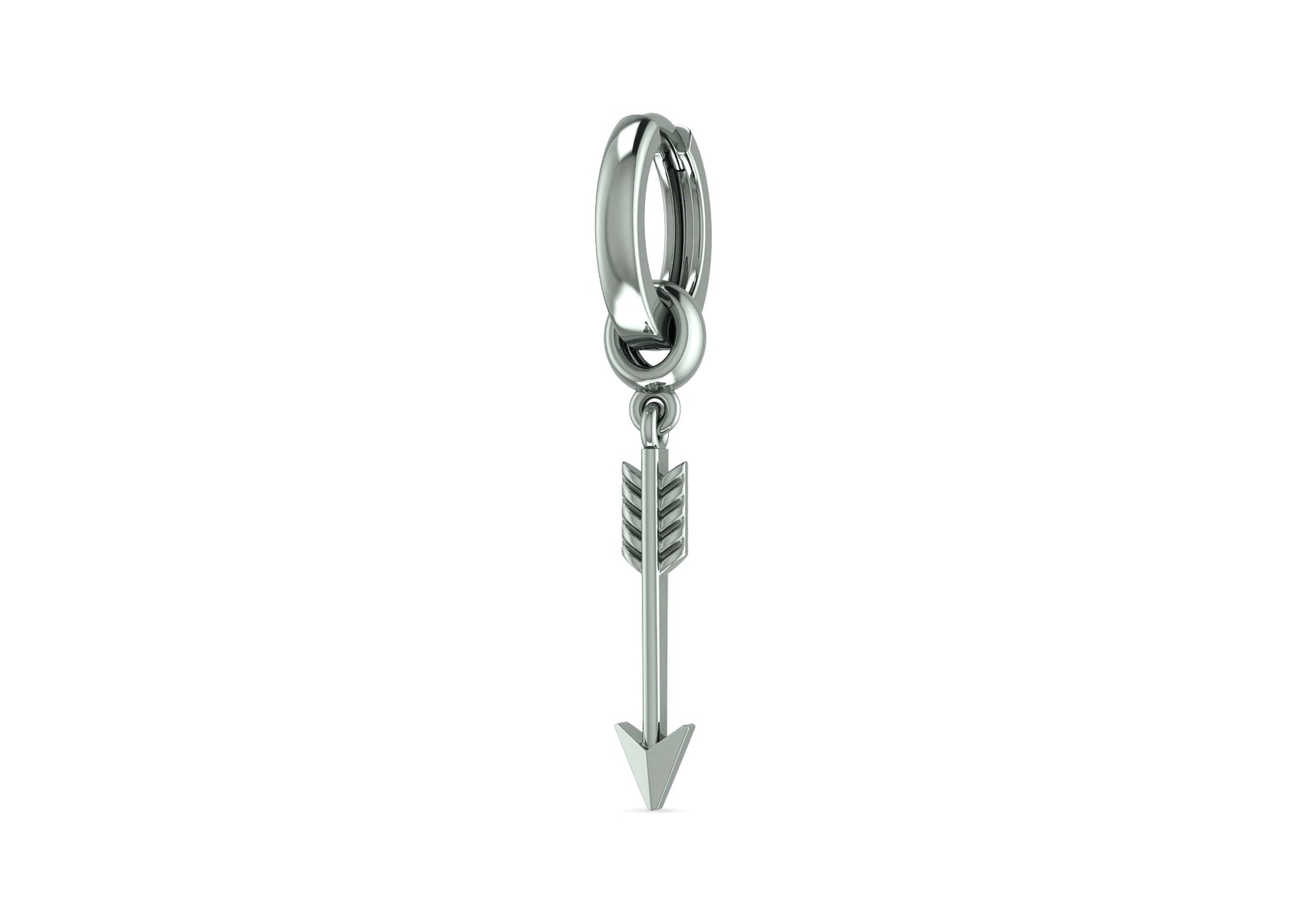 Swift Arrow Dangle Earring For Men By Orionz Jewels