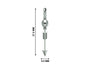 Swift Arrow Dangle Earring For Men By Orionz Jewels