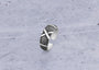 Textured X Ring In Oxidised Silver By Orionz Jewels
