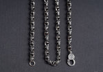 The Modern Monk Oxidised Silver Chain For Men By Orionz Jewels