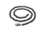 The Modern Monk Oxidised Silver Chain For Men By Orionz Jewels