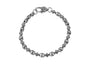 The Modern Monk Oxidised Silver Swastik Bracelet For Men By Orionz Jewels