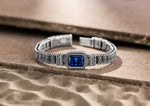 Titan Sapphire Bracelet For Men By Orionz Jewels